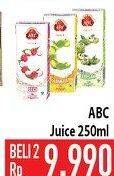Promo Harga ABC Juice per 2 pcs 250 ml - Hypermart