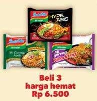 Promo Harga INDOMIE Mi Goreng Ayam Geprek, Aceh, Rendang per 3 pcs - Yogya