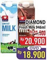 Promo Harga Diamond Fresh Milk 946 ml - Hypermart
