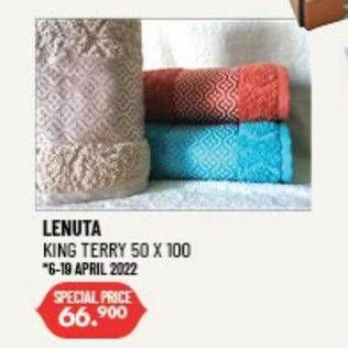 Promo Harga LENUTA King Terry Towel  - Carrefour