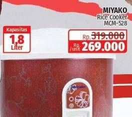 Promo Harga Miyako MCM 528 | Magic Com 1800 ml - Lotte Grosir