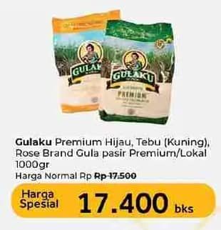 Promo Harga Gulaku/Rose Brand Gula  - Carrefour
