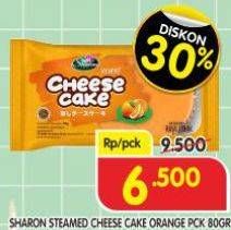Promo Harga Sharon Steamed Cheese Cake Orange 80 gr - Superindo