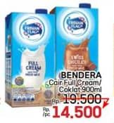 Promo Harga Frisian Flag Susu UHT Purefarm Full Cream, Swiss Chocolate 900 ml - LotteMart