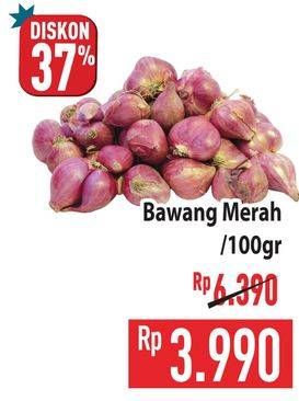 Promo Harga Bawang Merah per 100 gr - Hypermart