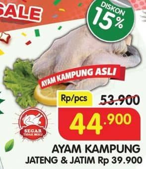 Promo Harga Ayam Kampung 1000 gr - Superindo