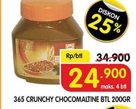 Promo Harga 365 Crunchy Chocomaltine 200 gr - Superindo