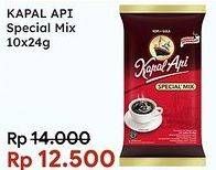 Promo Harga Kapal Api Kopi Bubuk Special Mix per 10 sachet 25 gr - Indomaret