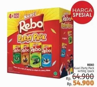 Promo Harga REBO Kuaci Bunga Matahari per 4 pouch 150 gr - LotteMart