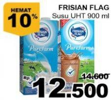 Promo Harga FRISIAN FLAG Susu UHT Purefarm All Variants 900 ml - Giant