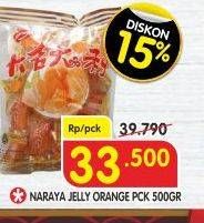Promo Harga NARAYA Candy Jelly Mandarin Orange 500 gr - Superindo