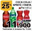 Promo Harga COCA COLA Minuman Soda 1500 ml - Giant