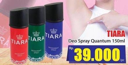 Promo Harga TIARA Deodoran Spray 150 ml - Hari Hari