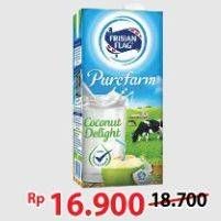 Promo Harga FRISIAN FLAG Susu UHT Purefarm Coconut Delight 946 ml - Alfamart