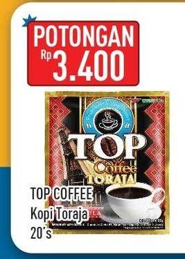 Promo Harga TOP COFFEE Kopi Toraja 20 pcs - Hypermart