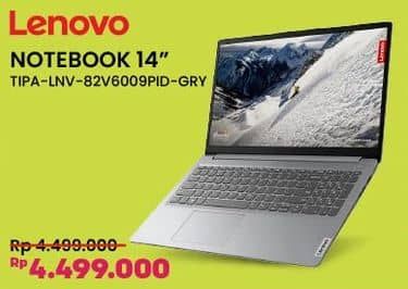 Promo Harga Lenovo TIPA-LNV-82V6009PID-GRY  - COURTS