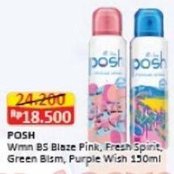 Promo Harga Posh Perfumed Body Spray/Hijab Perfumed Body Spray   - Alfamart