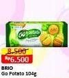 Promo Harga Siantar Top GO Potato Biskuit Kentang Original 104 gr - Alfamart