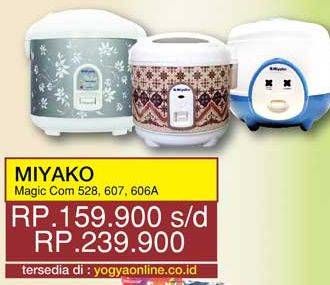 Promo Harga MIYAKO Magic Com 528, PSG 607, MCM 606A  - Yogya