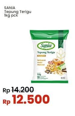 Promo Harga Sania Tepung Terigu Green 1000 gr - Indomaret