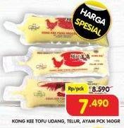 Promo Harga Kong Kee Tofu Udang, Telur Spesial, Ayam 140 gr - Superindo