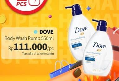 Promo Harga Dove Body Wash 550 ml - Guardian