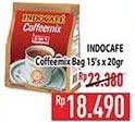 Promo Harga Indocafe Coffeemix 3in1 per 15 sachet 20 gr - Hypermart