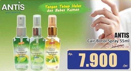 Promo Harga Antis Hand Sanitizer 55 ml - Hari Hari