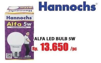 Promo Harga HANNOCHS Alfa LED 5 Watt  - Hari Hari