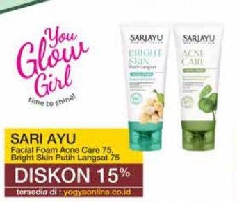 Promo Harga Sariayu Facial Foam Acne Care, Putih Langsat 75 gr - Yogya