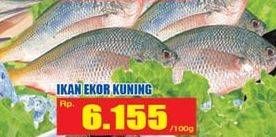 Promo Harga Ikan Ekor Kuning per 100 gr - Hari Hari