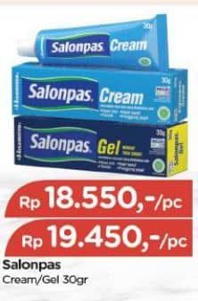 Promo Harga Salonpas Cream 30 gr - TIP TOP