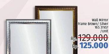 Promo Harga Cermin Dinding 37x57  - LotteMart