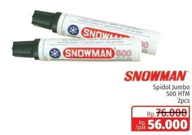 Promo Harga SNOWMAN Spidol 2 pcs - Lotte Grosir