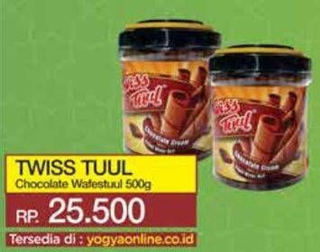 Promo Harga Twiss Tuul Chocolate Wafestuul Chocolate 500 gr - Yogya