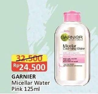 Promo Harga GARNIER Micellar Water Pink 125 ml - Alfamart