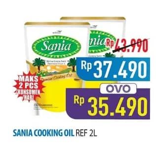 Promo Harga Sania Minyak Goreng 2000 ml - Hypermart