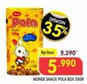 Promo Harga Monde Pola Snack 50 gr - Superindo