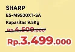 Promo Harga Sharp ES-M9500XT-SA Washing Machine   - Yogya