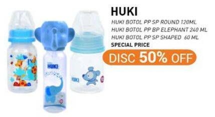 Promo Harga Huki Botol PP SP Round/BP Elephant/Sp Shaped  - Carrefour