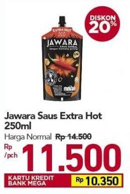 Promo Harga JAWARA Sambal Extra Hot 250 ml - Carrefour