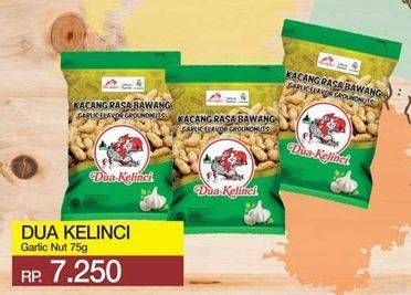 Promo Harga DUA KELINCI Kacang Garing Original 75 gr - Yogya