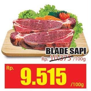 Promo Harga Daging Blade per 100 gr - Hari Hari