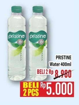 Promo Harga Pristine 8 Air Mineral 400 ml - Hypermart