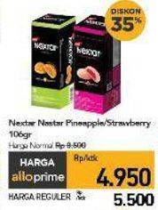 Promo Harga Nabati Nextar Cookies Nastar Pineapple Jam, Strawberry Jam per 8 pcs 14 gr - Carrefour