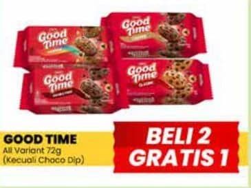 Promo Harga Good Time Cookies Chocochips Kecuali Choco Dip 71 gr - Yogya