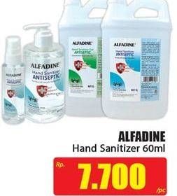 Promo Harga ALFADINE Liquid Hand Sanitizer 60 ml - Hari Hari