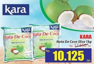 Promo Harga KARA Nata De Coco Slice 1 kg - Hari Hari