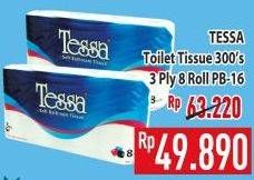 Promo Harga Tessa Toilet Tissue PB-16 8 roll - Hypermart