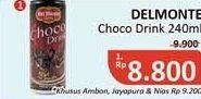 Promo Harga DEL MONTE Choco Drink 240 ml - Alfamidi